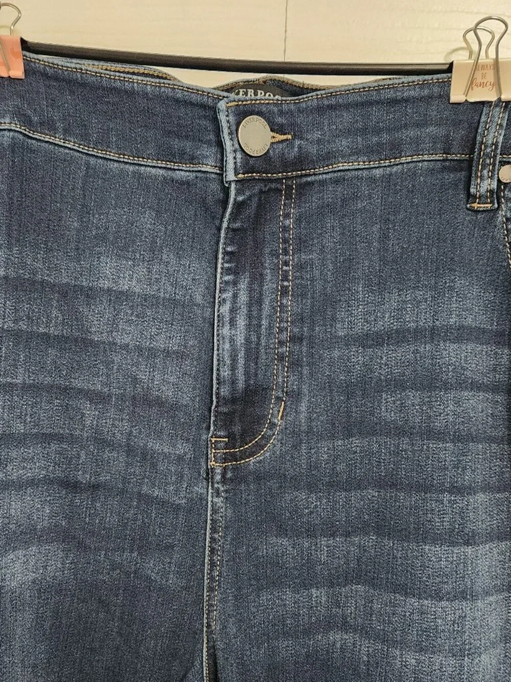 Liverpool Eco Abby Hi-Rise Skinny Ankle Jeans Plus Size 24W Dark Wash NWT